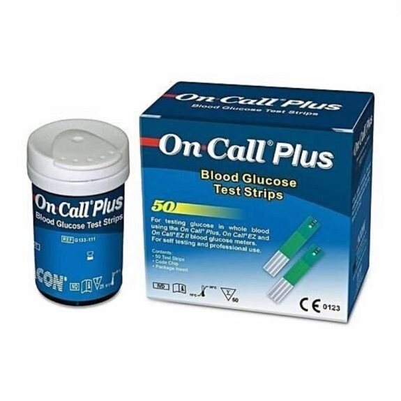 On Call Plus Blood Glucose Strips 50
