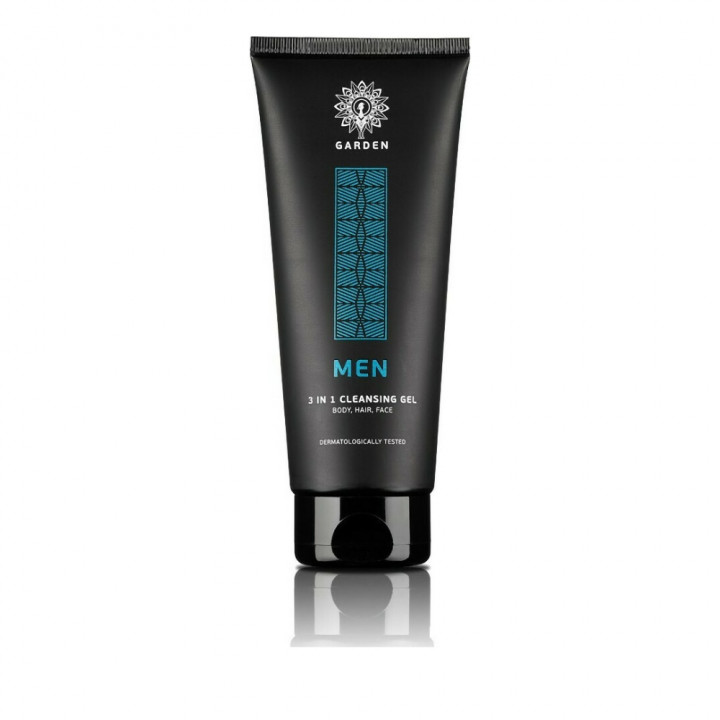 Garden Men 3 In 1 Face Cleansing Gel 200Ml