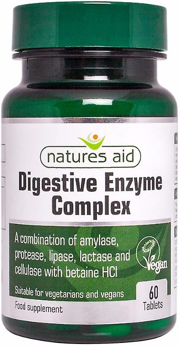 Natures Aid Digestive Enzyme Complex 60 Tablets