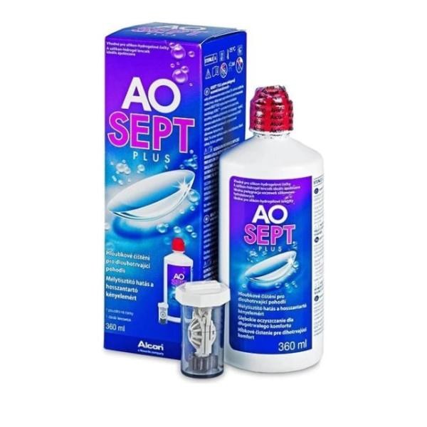 Alcon Aosept Plus Bottle Contact Lens Solution 360ml