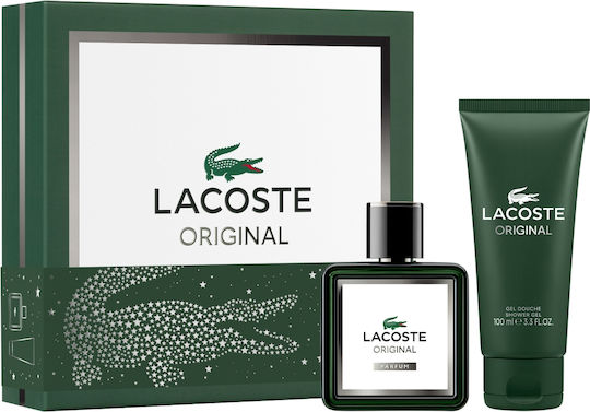 Lacoste Men's Original Parfum Gift Set -Parfum 60ml Shower Gel 100ml