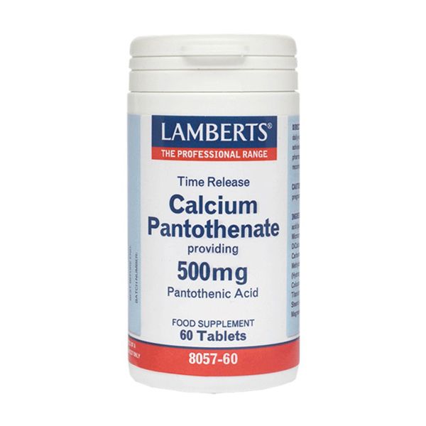 LAMBERTS CALCIUM PANTOTHENATE 500MG 60TABS