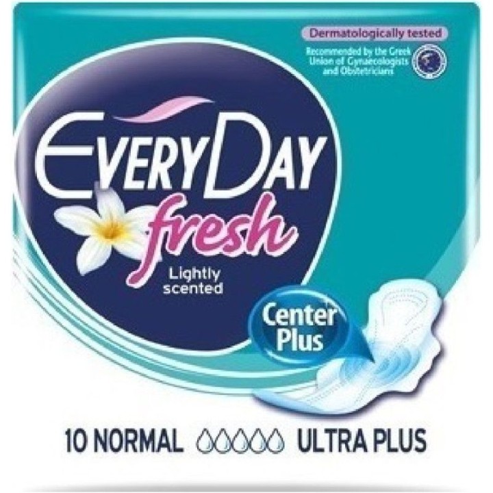 Every Day Fresh Normal Ultra Plus Sanitary Napkins With Wings 10Tmx