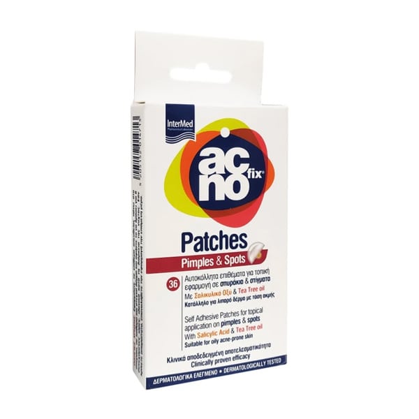 Intermed Acnofix Patches Adhesive Patches For Pimples & Spots 36Pcs