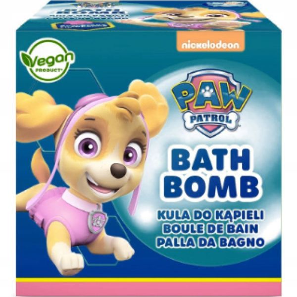 Paw Patrol Sparkling Bath Bomb - Raspberry, 165 g