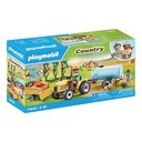 Playmobil Country - Tractor With Trailer And Water Tank