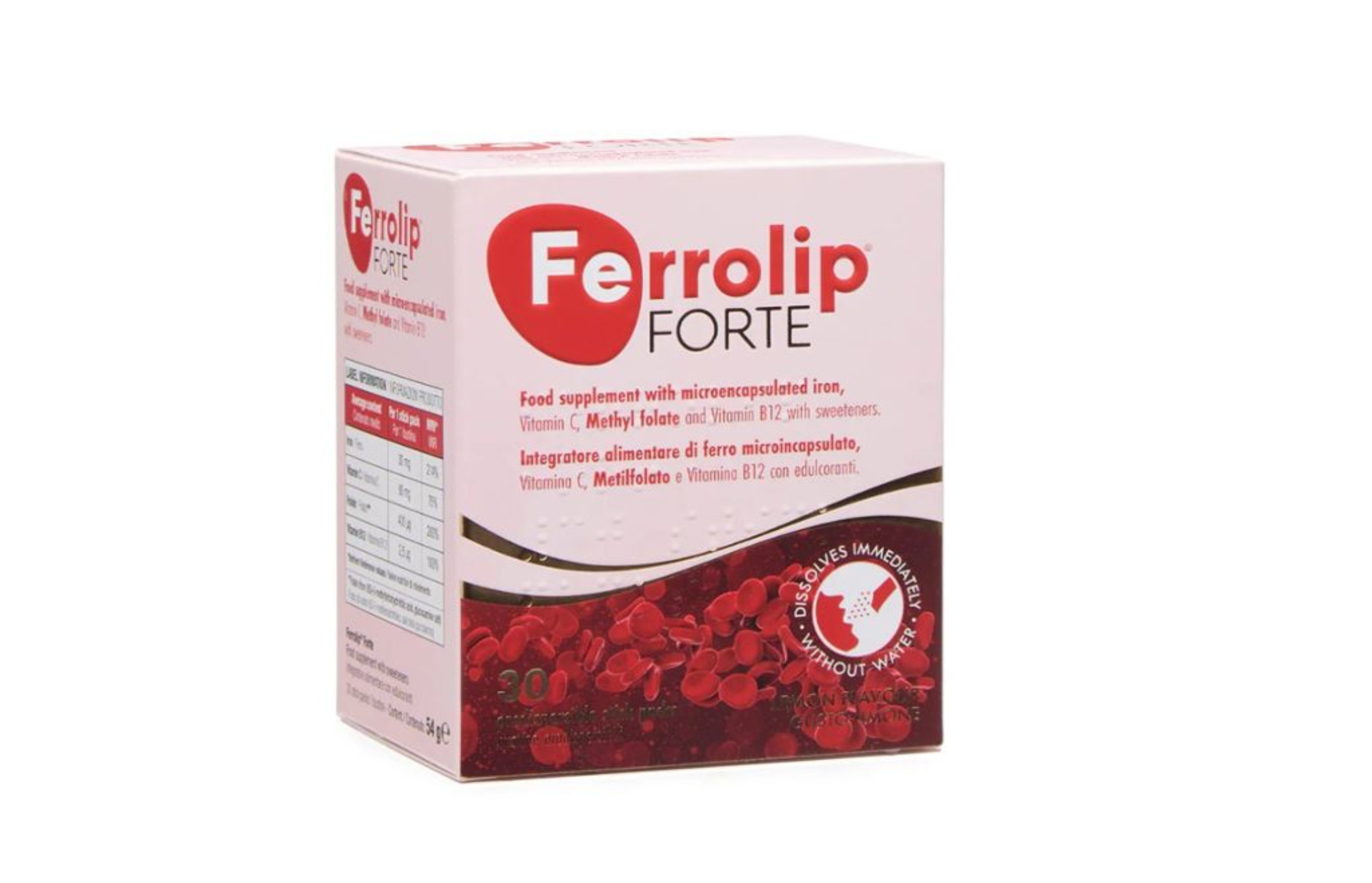 Ferrolip Forte 30 Lemon Sticks