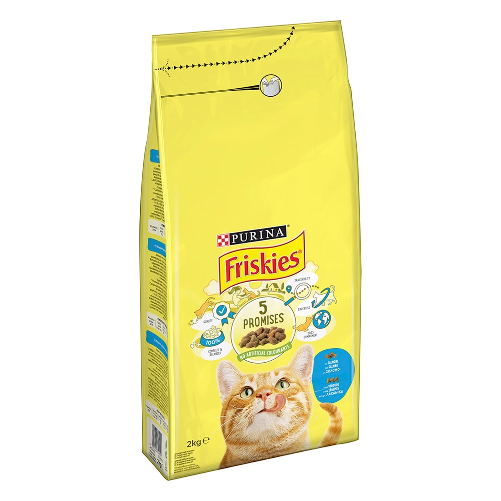 FRISKIES Dry Cat Food Salmon & Tuna 2KG