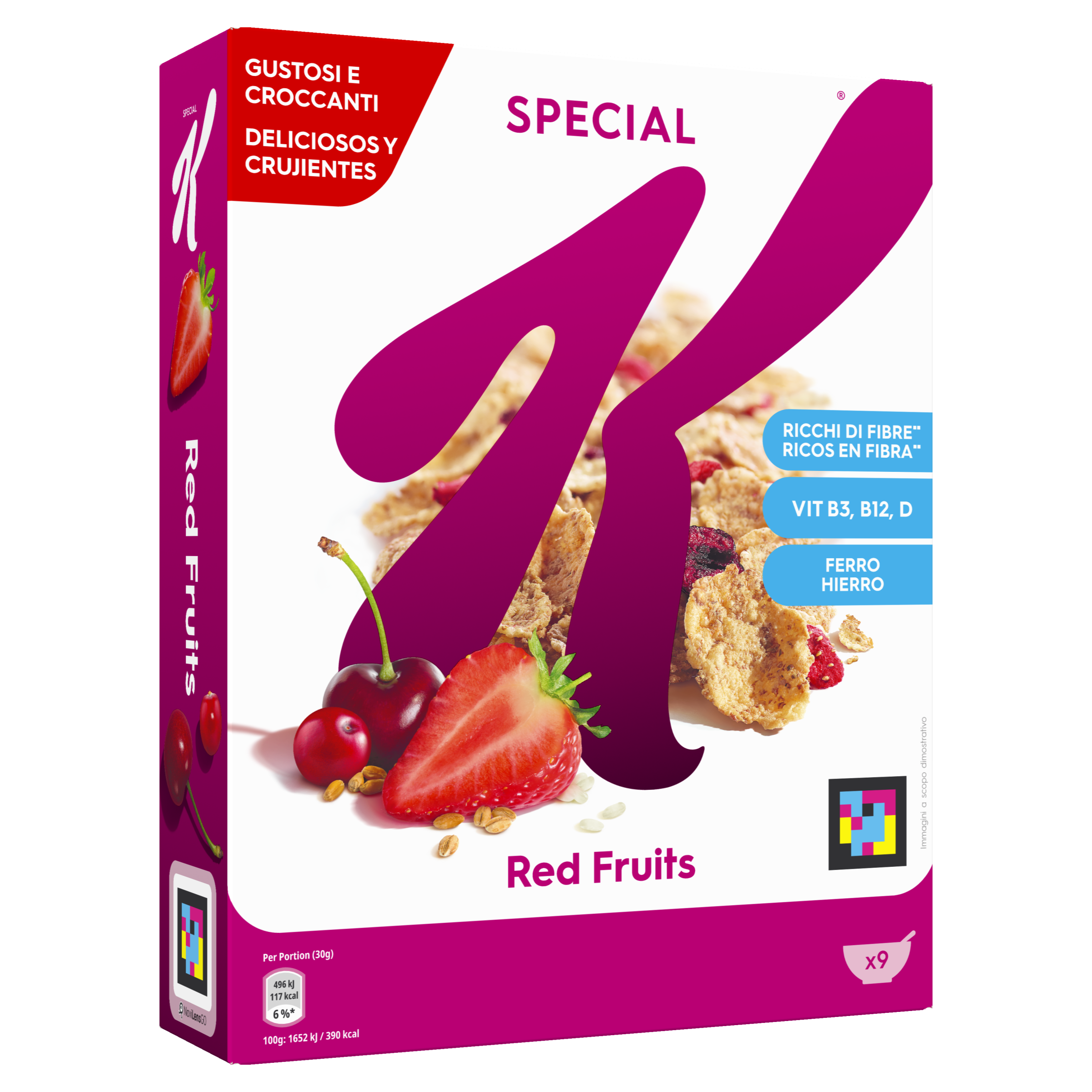 KELLOGS Red Fruit Cereal 330G