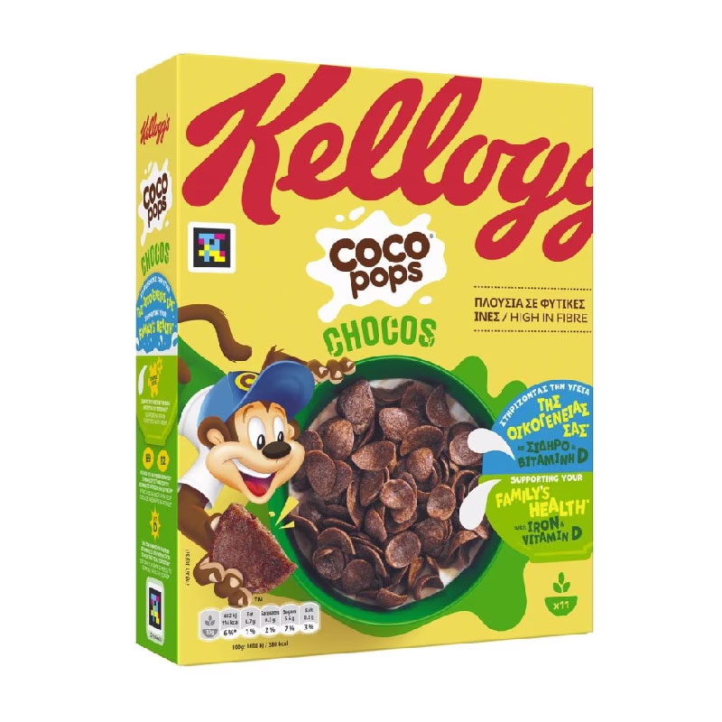 KELLOGS Coco Pop Choco Cereal 330G