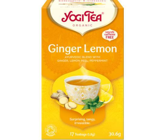 Yogi Tea Ginger Lemon Peel & Peppermint 17 Teabags 30.6G