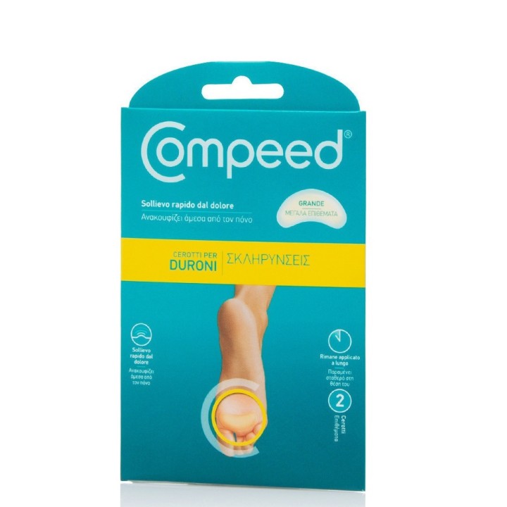Compeed Hard Skin Large, 2 Plasters