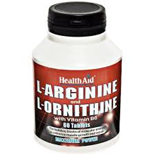 Health Aid L-Arginine & L-Ornithine 60 tablets