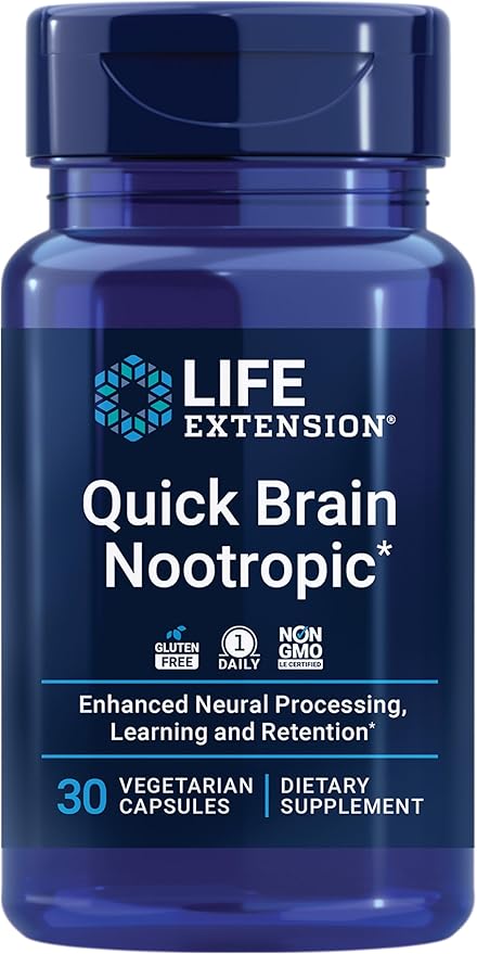 Life Extension Quick Brain Nootropic 30 capsules