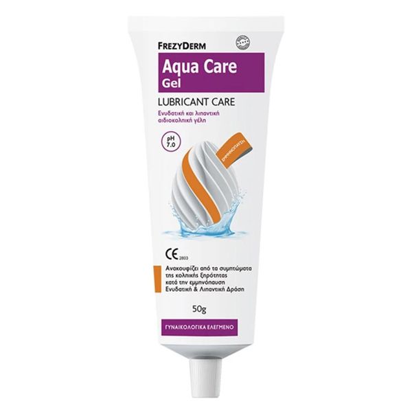 Frezyderm Aqua Care Gel Lubricant Care pH7.0 Moisturizing and Lubricating Vulvovaginal Gel 50 gr