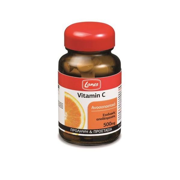 Lanes  Vitamins Vitamin C 500Mg With Bioflavonoids Time Released. Supports Immune System From Cold& Flu 30 Tablets