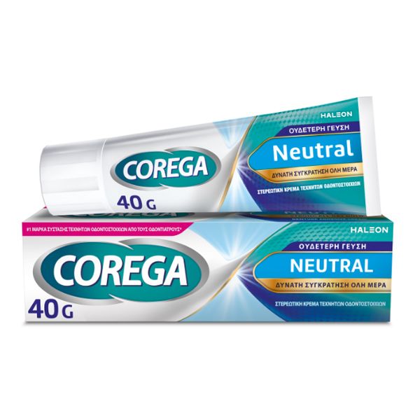 Corega Neutral Denture Fixative Cream 40g