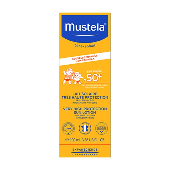Mustela Very High Protection SPF50+ Sun Lotion 100ml