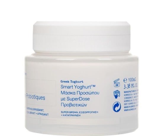 Korres Korres Greek Yoghurt Smart Yoghurt Face Mask with SuperDose of Probiotics, 100ml