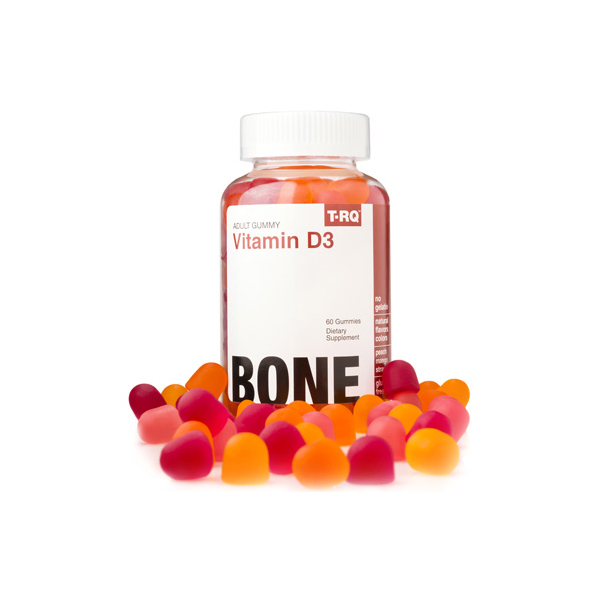 T-Rq Vitamin D3 Bone Gummies, 60Gummies