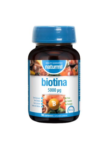NATURMIL BIOTIN 5000mcg 90tablets