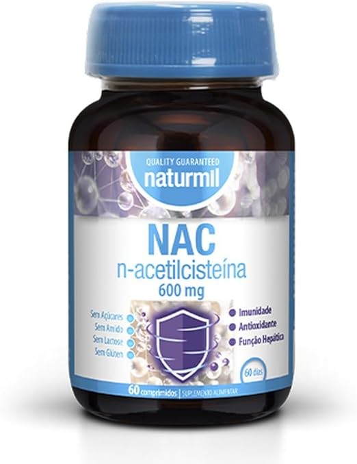 Naturmil Nac N-Acetilcisteina 600Mg 60 Tablets