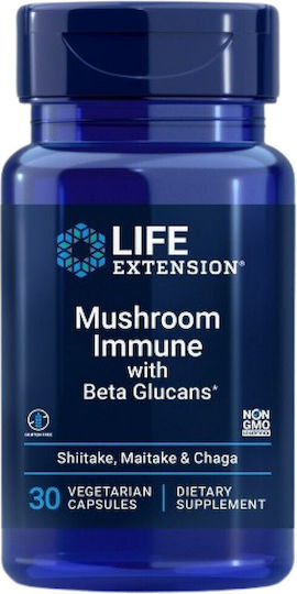 Life Extension Mushroom Immune with Beta Glucans 30 capsules