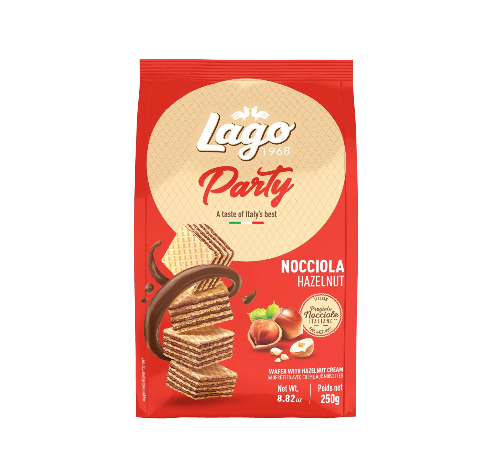 LAGO Party Wafer Hazelnut 250G