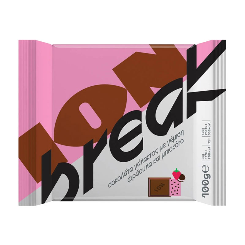 ION BREAK Strawberry & Biscuit 100G