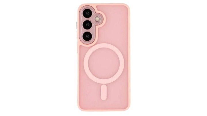 MagSafe Clear Case with pink Effect – Slim, Protective Samsung S25 FE