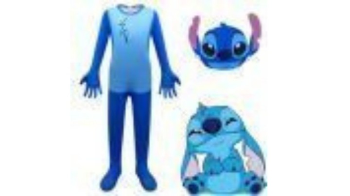 Stitch full body costume & mask 120-130cm