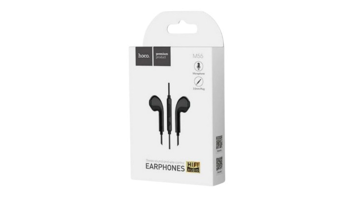 HOCO M55 Wired Earphones with Microphone (3.5mm Jack)