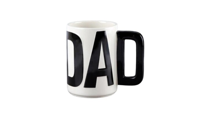 DAD Mug – Black & White Typography Design