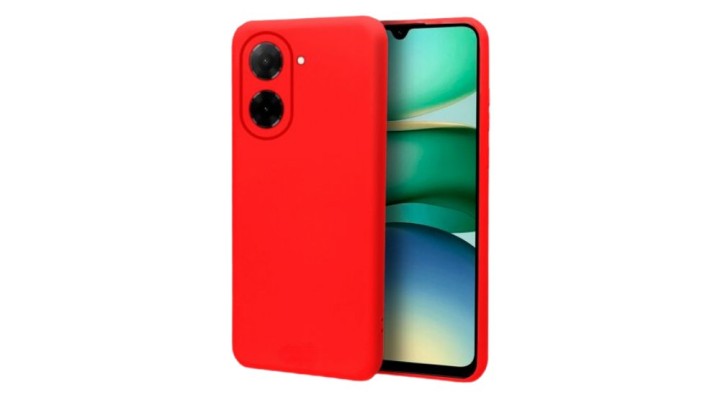 Red Silicone Case for redmi A5– Slim & Protective