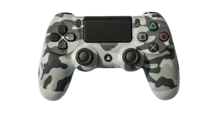 Wireless playstation controller grey camouflage