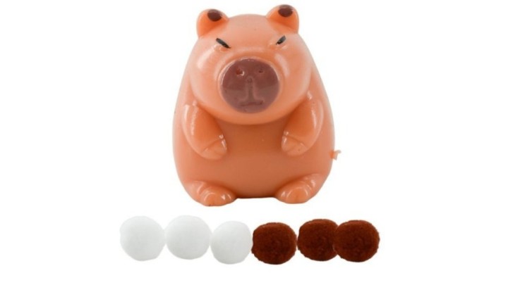 Capybara Squishy Toy – Stress Relief Kawaii