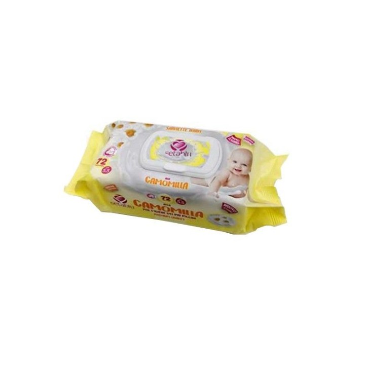 SETABLU Baby Wipes Pop Up Chamomile 72pcs