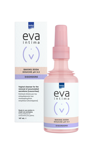 Intermed Eva Douche Baking Soda Ph 9.0. For Effective Removal Or Accumulated Vaginal Secretions 147Ml
