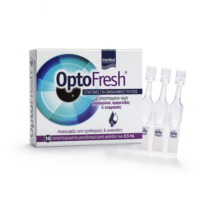 Intermed Optofresh Eye Wash Drops 10 Ampules x 0.5ml