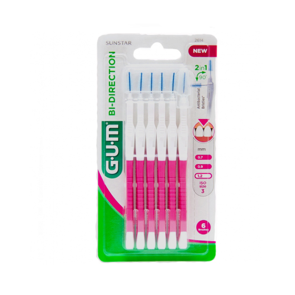 Gum Proxabrush Bi- Direction 2614 Brush 1.2Mm 6