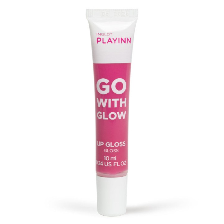 Inglot PLAYINN GO WITH GLOW LIP GLOSS 25 Raspberry