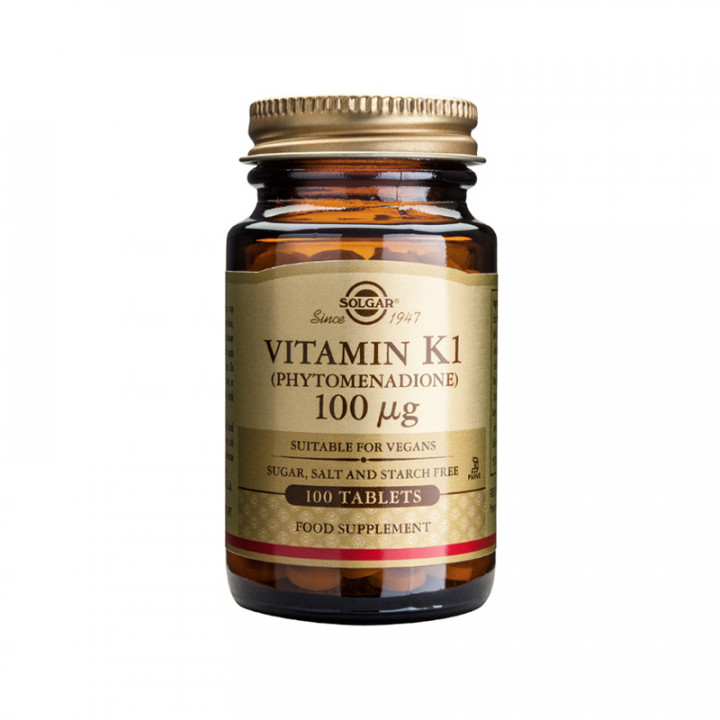 Solgar Vitamin K 100Mcg 100 Tablets
