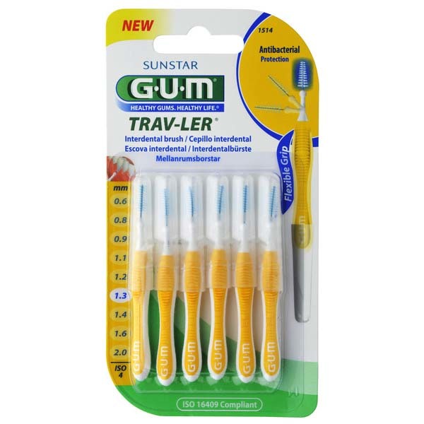Gum Travler Interdental Brush (1514) 1.3Mm