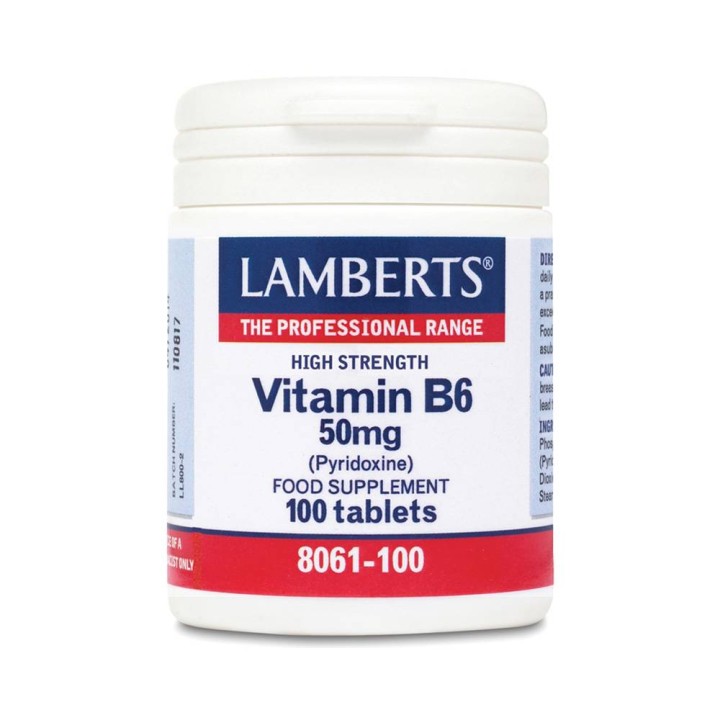 LAMBERTS VITAMIN B6 50MG 60 TABS