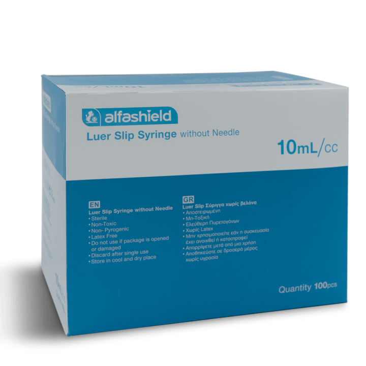 Alfashield Syring Without Needle 10,l/100pcs Syringe