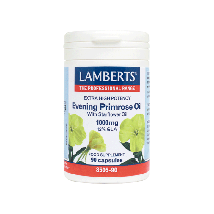 Lamberts Extra High Potency Evening Primrose Oil 1000Mg 90Capsules