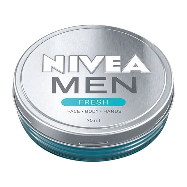 Nivea Men Fresh Cream Moisturizing Cream for Face - Body - Hands, 75ml