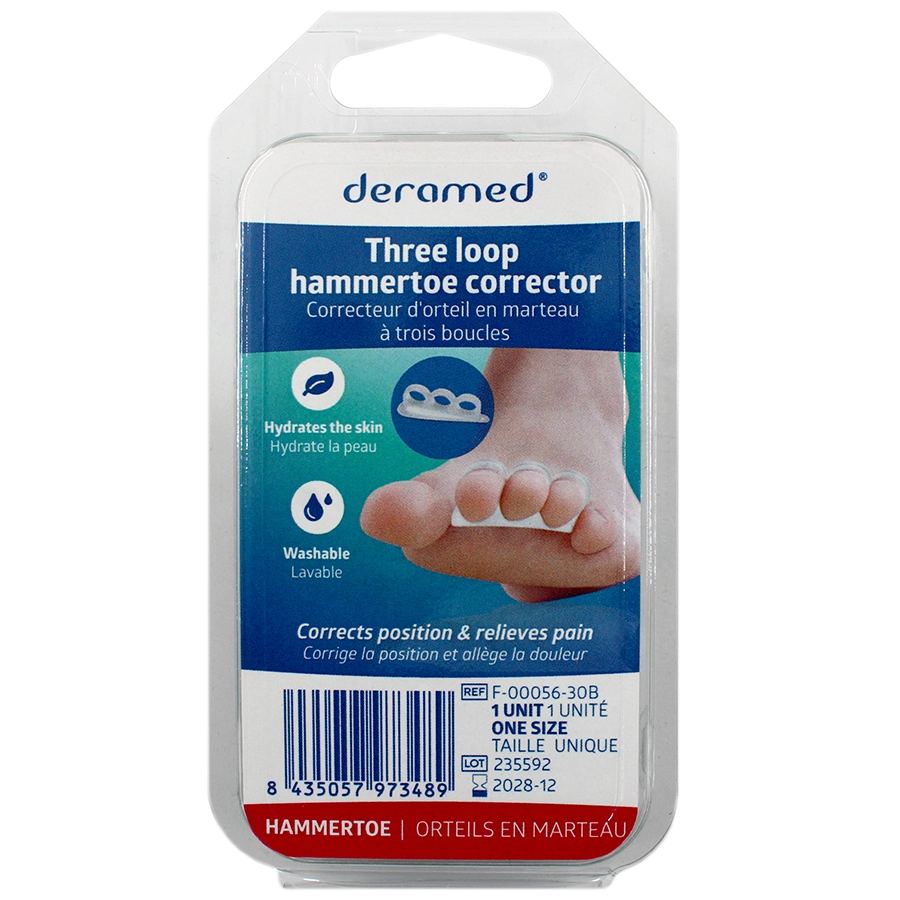 DERAMED TOE PROP TRIPLE LOOP - 1 SIZE, 1 PAIR