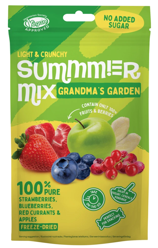 Summer Mix Grandma's Garden Freeze-Dried Fruits 25g