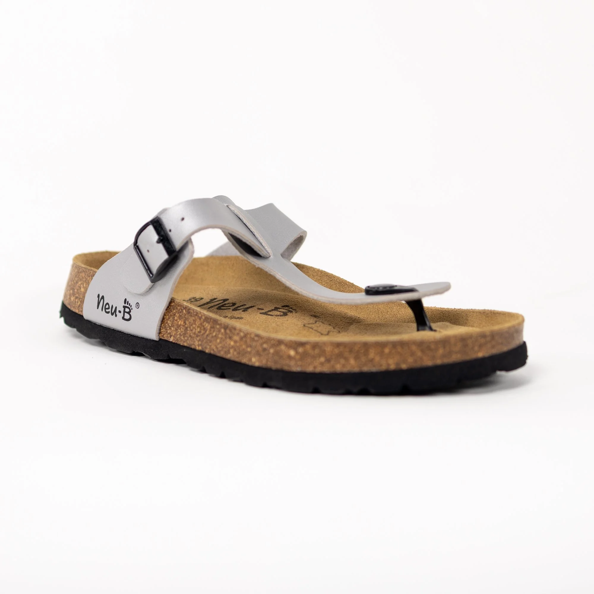 NEU-B RENANIA BIO FLOR NOBUCK SANDALS STONE SIZE 36